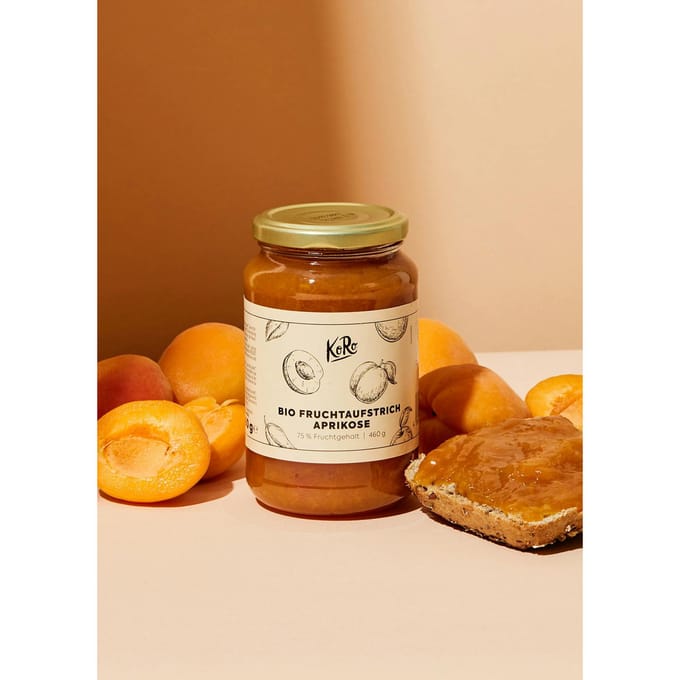 Bio vruchtenspread abrikoos 460 g