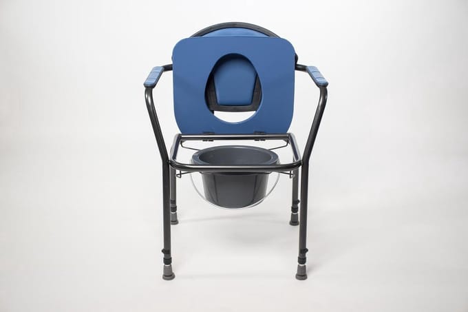 Herdegen toiletstoel in hoogte verstelbaar- Postoel