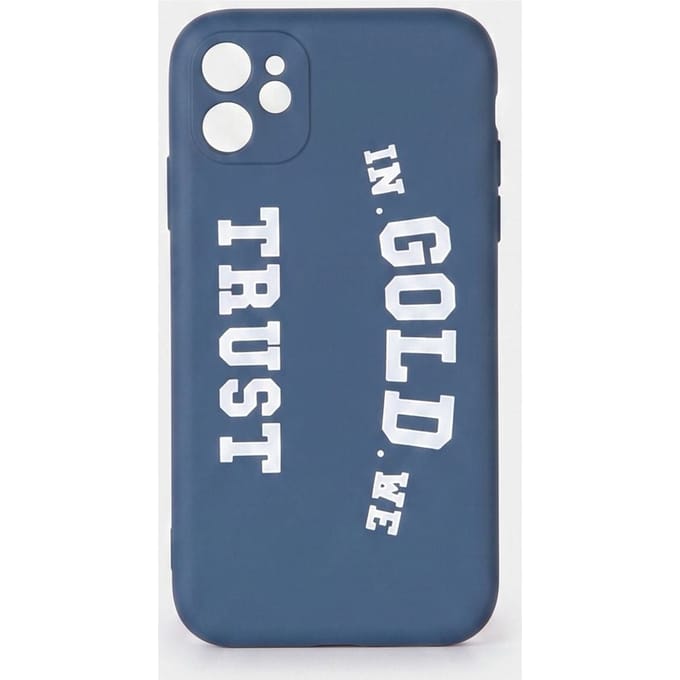 In Gold We Trust The Cellulaire Dark Blue Größe: OS | Handyhüllen Outlet | Unisex | Blau