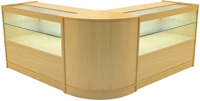 Selene led-winkelbalieset - esdoorn - cm60 & 2 x c1200