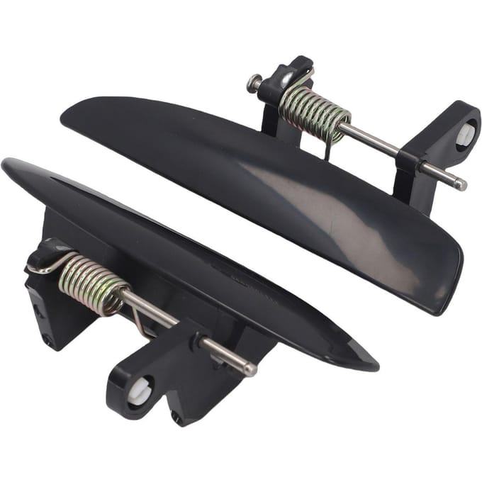 2 Poignées de porte extérieure de remplacement pour Integra 1994 2001 Côté gauche droit Levier de poignée de porte extérieure black