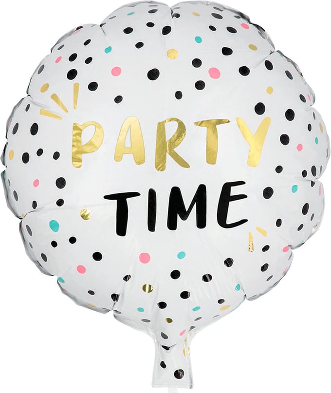 Boland - Folieballon 'Party time' - Multi - Folieballon