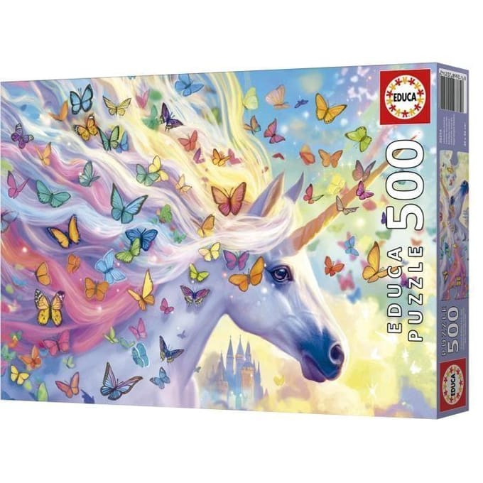 Educa - Puzzel - Rainbow Unicorn - 500 stukjes - Legpuzzel
