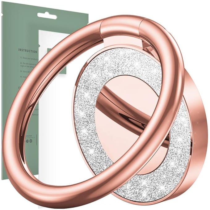 Tech-Protect Magnetic Phone Ring Holder / Ring with Stand Function - Pink