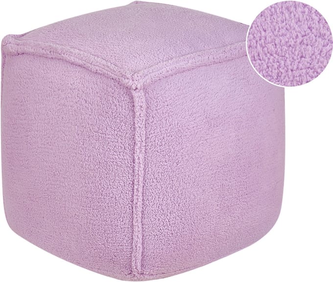 ALIPUR - Poef - Violet - Polyester