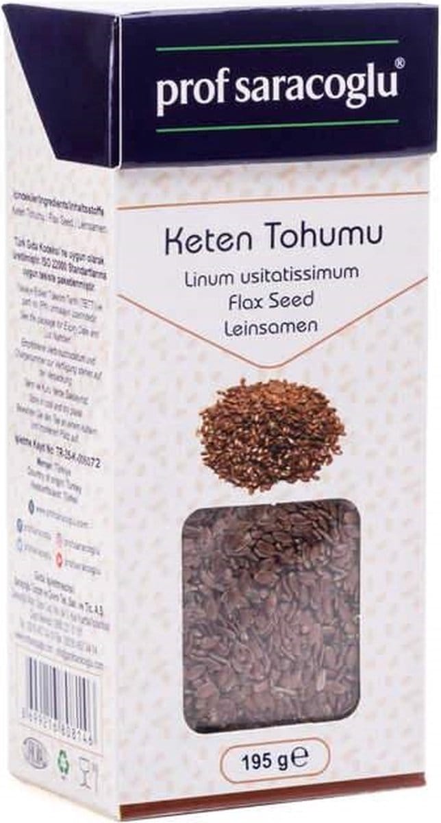 Prof Saracoglu Lijnzaad (Linum usitatissimum) - 195 g