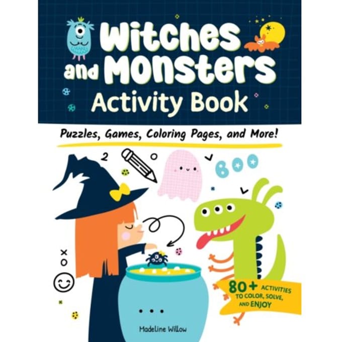 Witches And Monsters Activity Book - Willow, Madeline