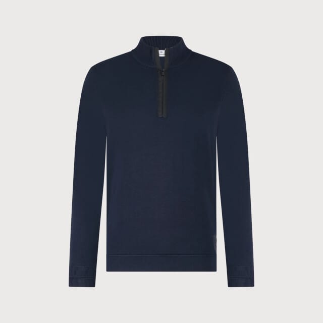 Blue Industry De half-zip pullover met ribkraag |