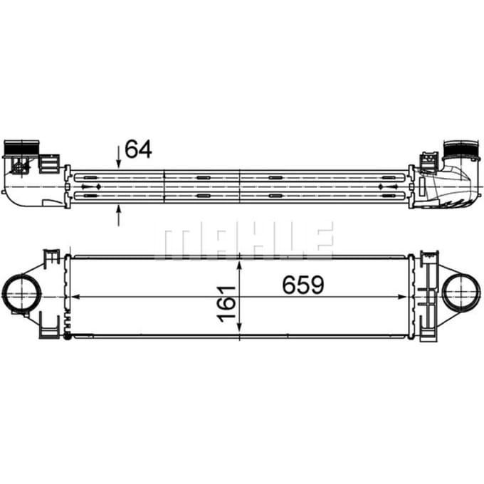 Intercooler MAHLE CI 501 000S