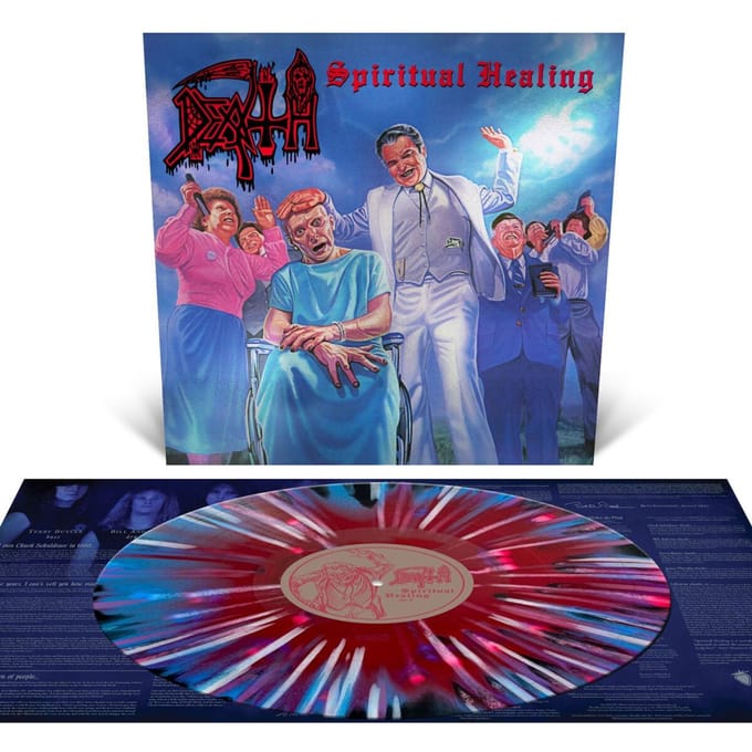 Death - Spiritual Healing (Red Cyan Blue Spaltter Vinyl)