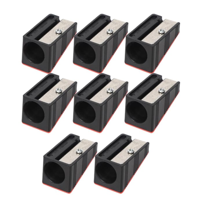 8PCS Draagbare Biljart Pool Keu Tip Mes Snijblad Snooker Stok Reparatie Tool Accessoire black