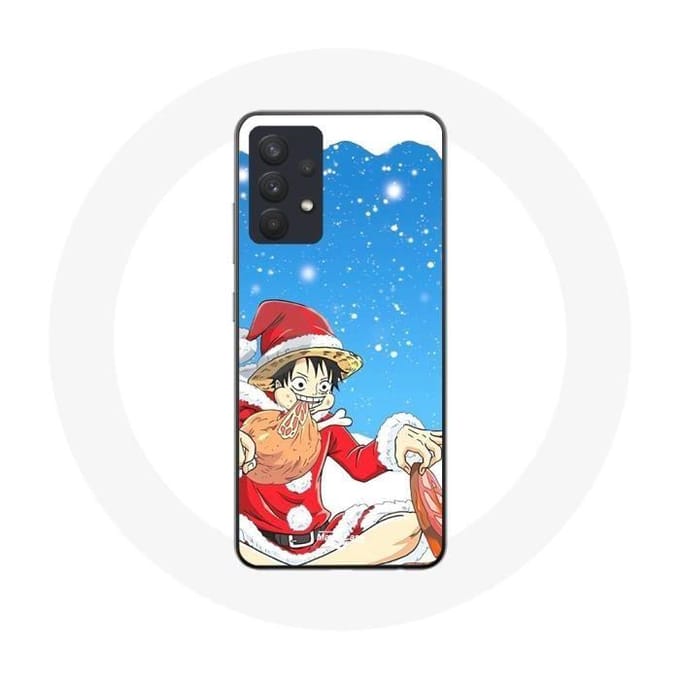 Coque - Maniacase - Samsung Galaxy A13 4G - Anime One Piece Luffy - Souple - Protection noir