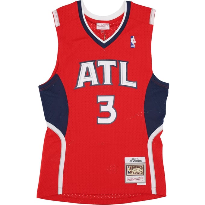 Basketbaltanktop voor heren Nba Authentic Jersey nr. 3 Lou Williams 2013 Atlhaw