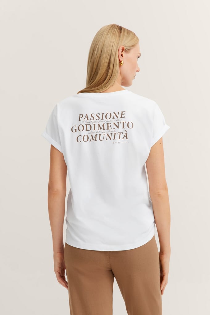 Bugatti Damen Katoenen T-shirt