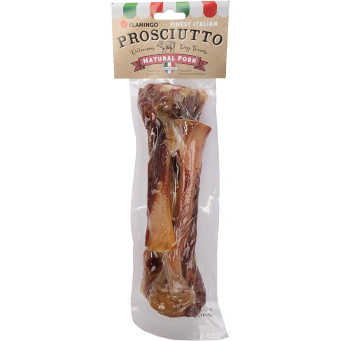 Flamingo Prosciutto varkensscheenbeen 2 stuks hondensnacks