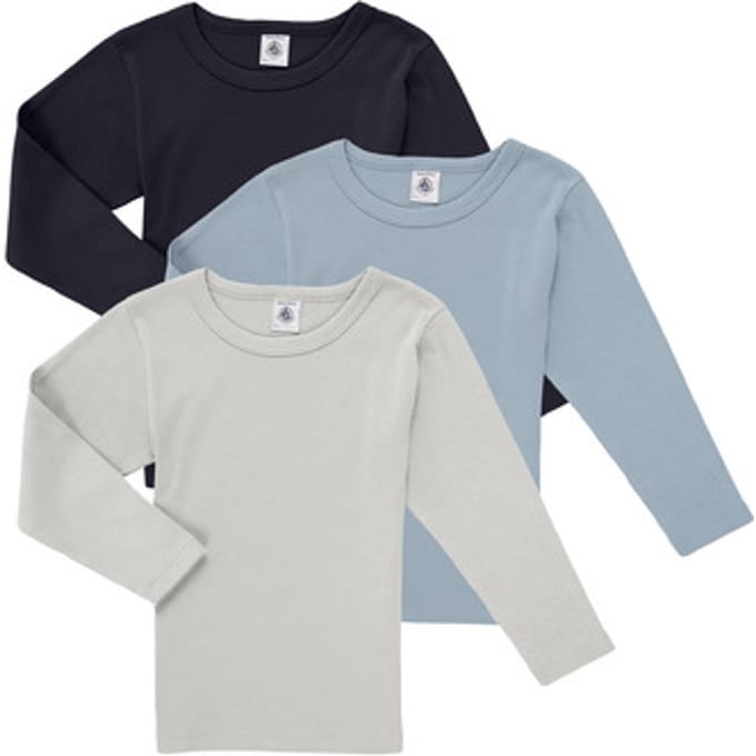 Petit Bateau  T-Shirt Lange Mouw TSML X3