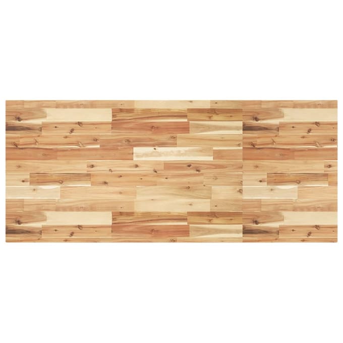 vidaXL - Wastafelblad - met - olieafwerking - 140x60x4 - cm - massief - acaciahout