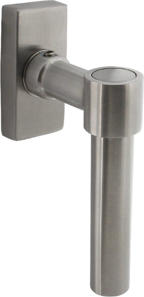 Intersteel Raamkruk L-vorm Recht rvs geborsteld