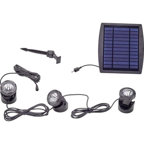 Pontec 77939 Vijverbelichting Set van 3 stuks LED 0.5 W Zwart