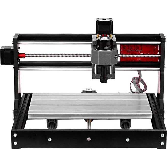 Version améliorée CNC 30*18 PRO GRBL contrôle bricolage Mini Machine CNC 3 axes Pcb fraiseuse bois without laser gray