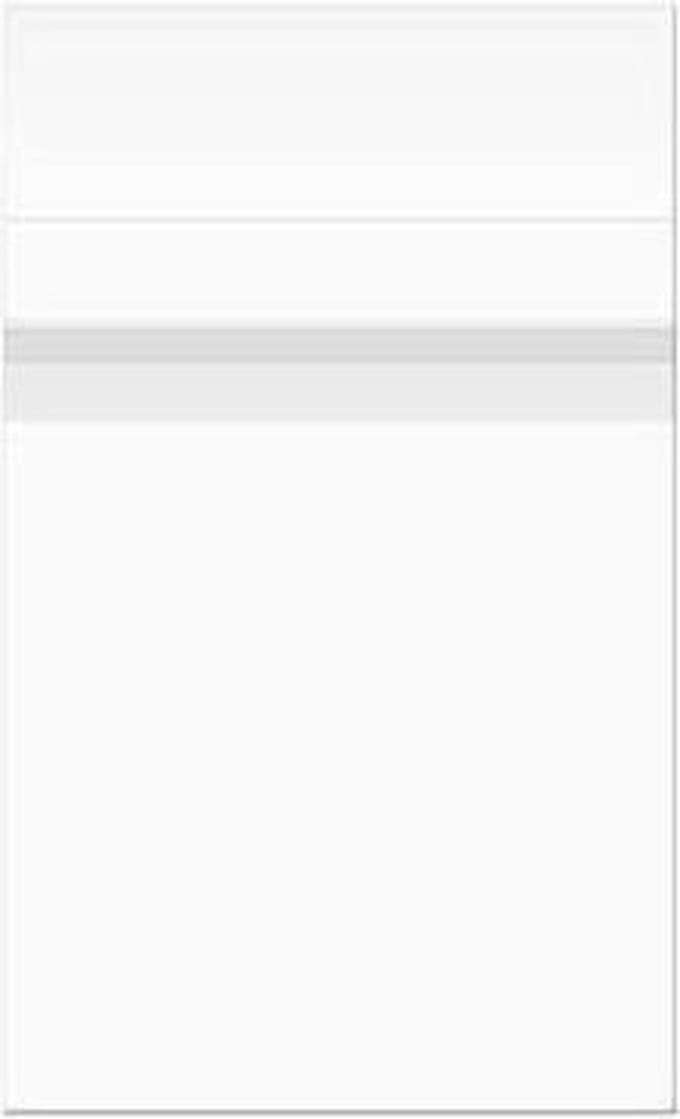 Plastic Zakken 22,2x28,1cm Gelamineerd met beschermende Sluiting (100 stuks) | Plastic zak