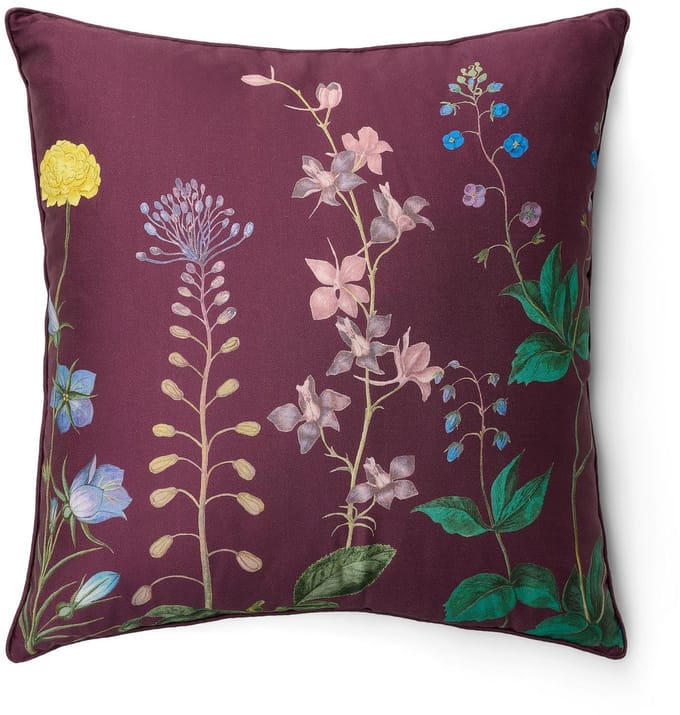 Essenza Augustina Sierkussen Mauve wine - 50x50 cm