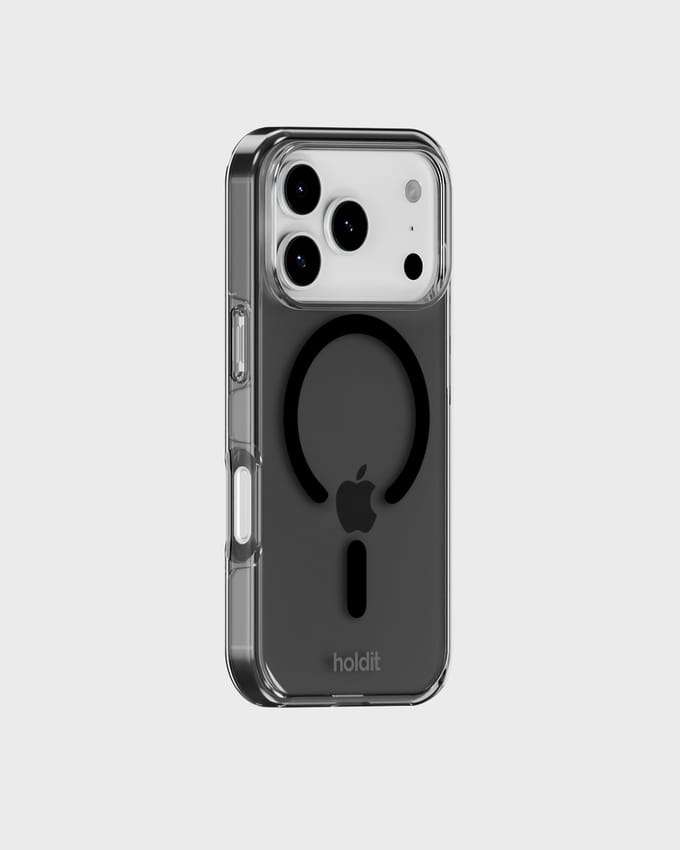 Phone Case Transparent Magsafe Compatible Black iPhone 17 Pro