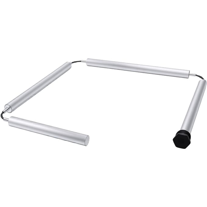 44 Inch Flexibele Anoderod 3/4 Inch NPT Schroefdraad 4-delige Scharnierende Anoderod voor Boiler white