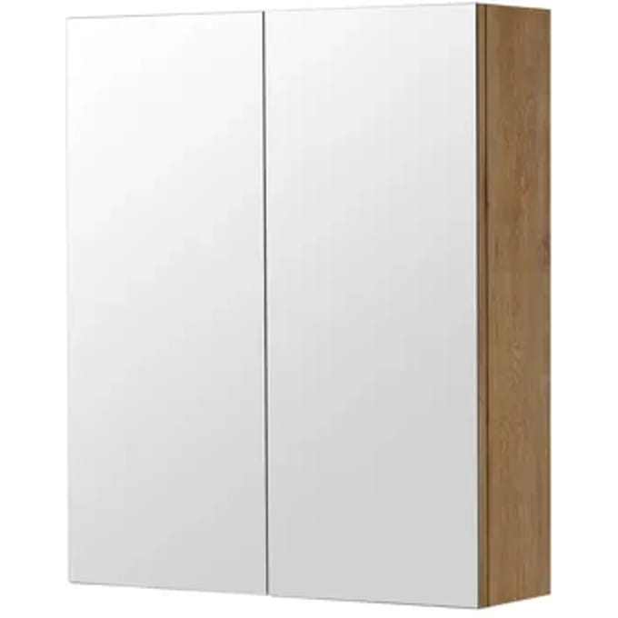 Aquazuro Spiegelkast Napoli 60cm Naturel Eiken