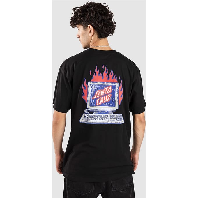 Santa Cruz Self Destruct T-Shirt zwart