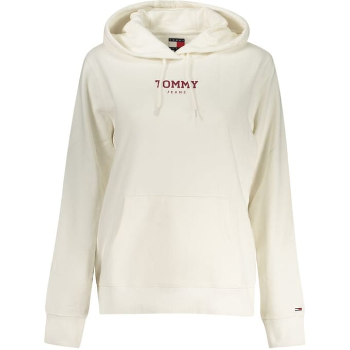 Tommy Hilfiger Witte Katoenen Dames Sweatshirt