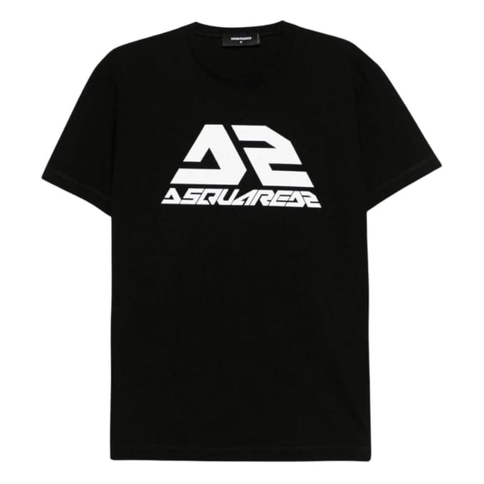 DSquared2 Heren Vet Logo Cool Fit T-shirt (Zwart)