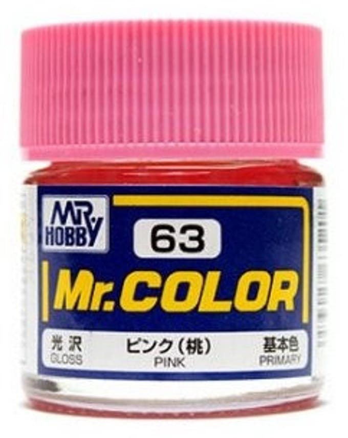 Gunze Mr. Hobby C-063 - Mr. Color 10 ml Pink - Lacquer Modelbouwverf
