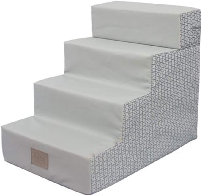 Huisdier Trappen - Hond Kat Ladder - Huisdier Hulp - Afneembare Constructie - 40x60x50 cm - Grijs