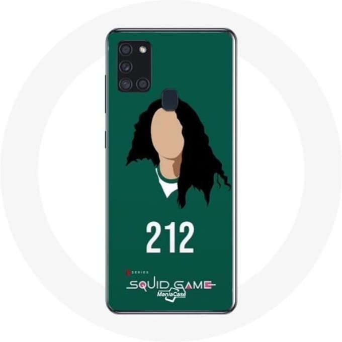 Coque Samsung Galaxy A21S Squid Game Han Mi Nyeo Numéro 212