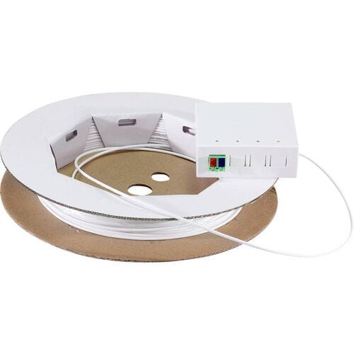 LogiLink FB2LC50 Glasvezel Optische vezel Aansluitkabel 50 m Wit [1x - 2x ] 9/125 µ Singlemode OS2