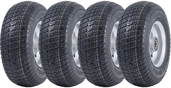 13x5.00-6 grasmaaierbanden en velgen Wanda P332 – 25 mm 6205 lagers (set van 4)
