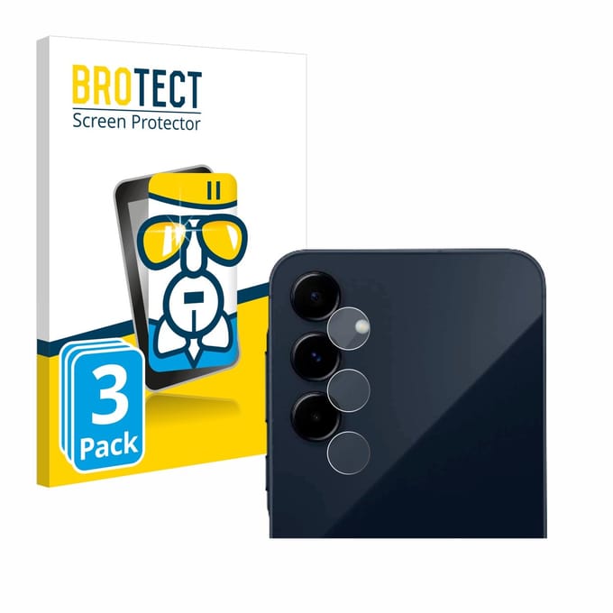 Screenprotector 3 Stuks voor Samsung Galaxy A35 5G (ALLEEN Camera Lens) Beschermglas transparant