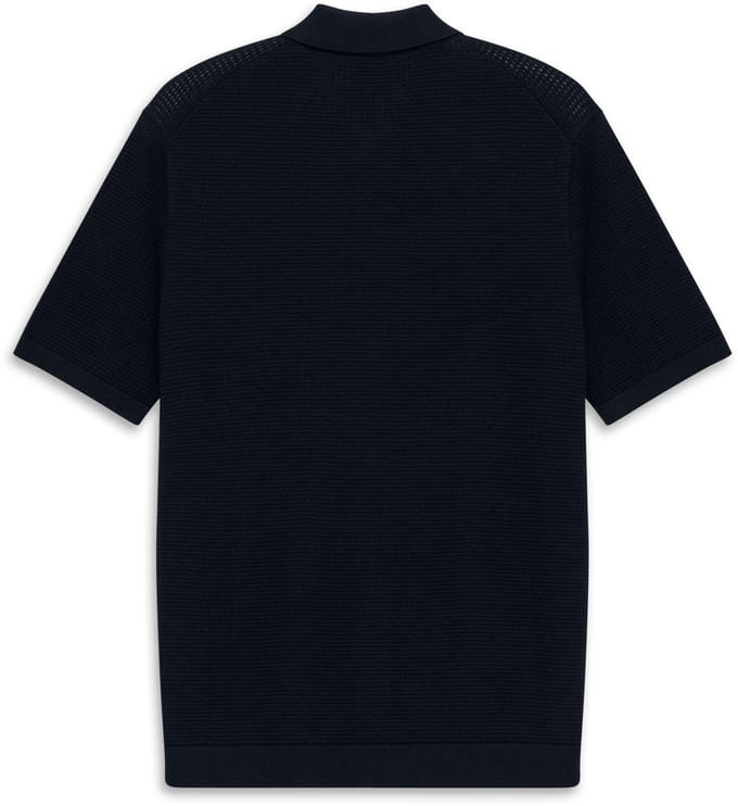 Bugatti - Vest Blauw Bugatti Herren Polo 1/2 Arm Blauw 7100-15536e