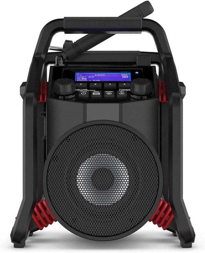Bouwplaatsradio met DAB+, FM, AUX, Bluetooth en USB-oplaadfunctie