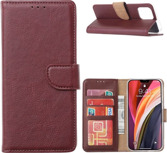 Cityhoesje – iPhone 12 Pro Max – Bookcase incl. Pasjeshouder
