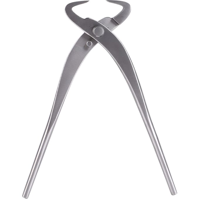 Stamsplitser Zilver Bonsai Modelleergereedschap Chroomlegering 20cm Takkenverdeler Bonsai Takkensnijder gray