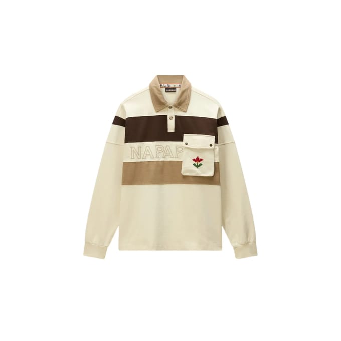 Polo met lange mouwen Napapijri E-Bloom