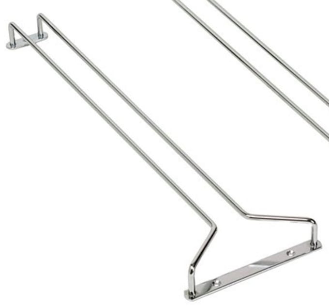 Glazenrek chroom, wijnglashouder - 415x115 mm
