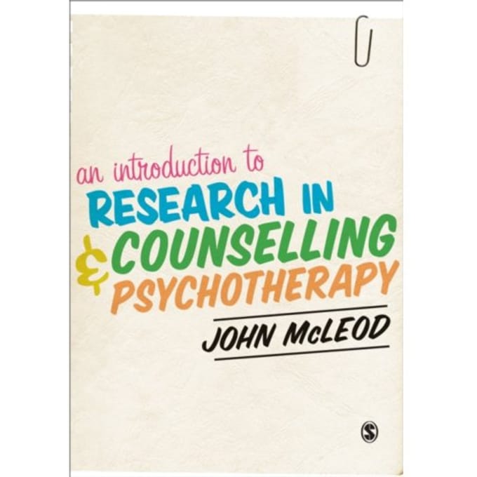 An Introduction To Research In Counselling And Psychotherapy - McLeod, John
