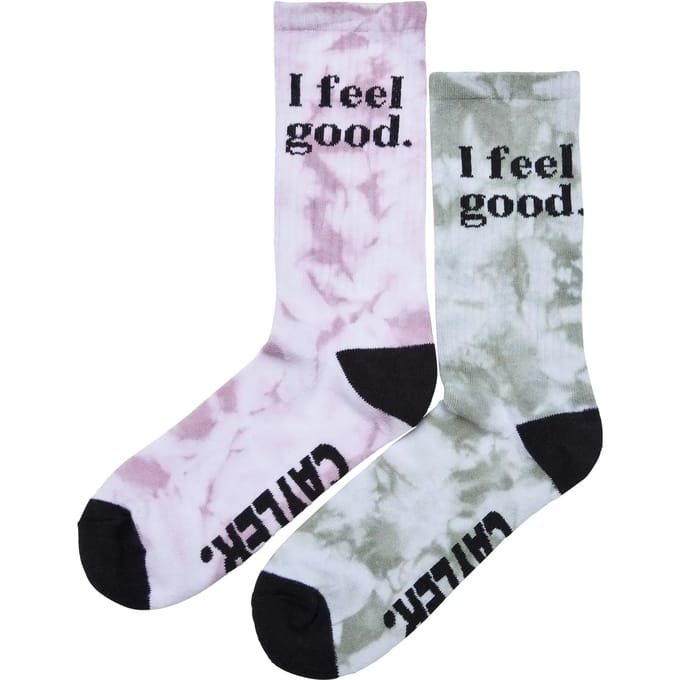 Cayler & Sons - Feelin Good 2-Pack Sokken - 43/46 - Groen/Paars