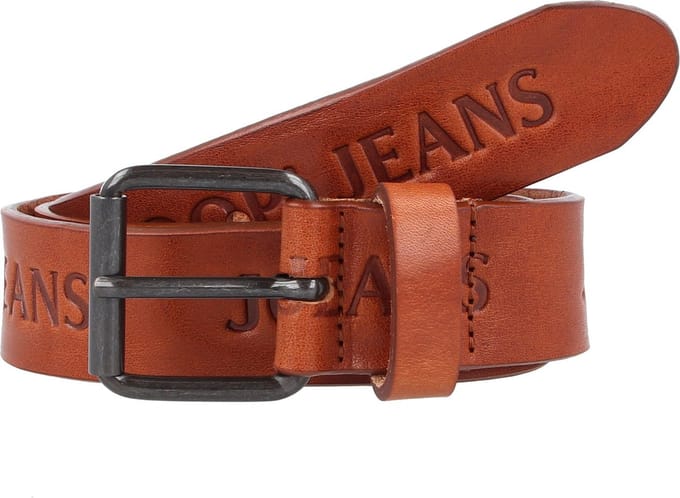 JOOP! Leren Riem Men's Jeans Belt 4,0 CM W100 Cognac Bruine