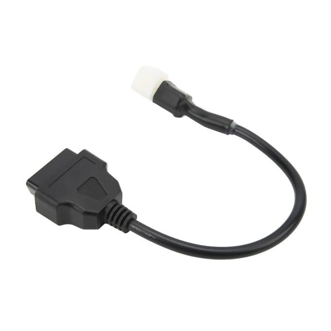 6-pins Diagnostische Connector Kabel OBD Diagnostische Adapter Vervanging voor Delphi Motorfiets gray