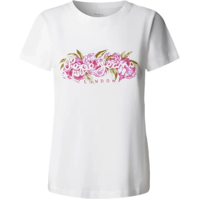 Pepe Jeans Mahina T-shirt Met Korte Mouwen Wit S Vrouw