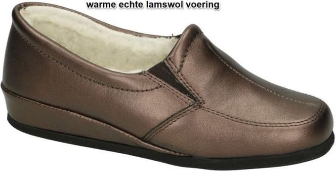 Rohde -Dames - brons - pantoffels - maat 36